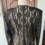 Vintage Dollar USA Black Whimsygoth Lace Blazer Size L Photo 7