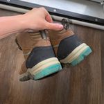 Ariat Tan & Teal Waterproof Outdoor Boots - size 7 women’s Photo 9