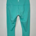 Lululemon Wunder Under High Rise Crops Bali Breeze Roll Down Crop Leggings 8 Photo 6