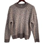Aerie Animal Print Leopard Print Pullover Sweater Women’s Size S Photo 3