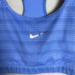 Nike  Dri-Fit Women’s Racerback Sports Bra Blue Printed size XL Photo 1