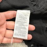 J.Crew Women’s Tiered Knit Midi Dress Sleeveless With Eyelet Trim in Black XS Photo 9