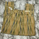 Loft High Rise Patterned Jeans - Multicolor Sz 10 Zig Zag Art Academia Pastel Goth Photo 0