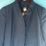 J.Crew  Women’s Navy Blue Long Sleeve Front Button Jacket Size 0 Photo 3