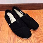 Toms  Black Crochet Slip-On Shoes Loafers Women’s Size 9 Photo 1