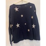 FatFace Jumper Womens UK 16 US 12 Blue Star CrewNeck Pullover Wool Cashmere Blnd Photo 4