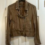 BLANK NYC Military Style Brown Jacket w/ Functional Zippers - Size Medium Photo 0