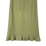 Geiger Wool 2 Piece Green Embroidered Floral Vintage Skirt Jacket Set Size 34 Photo 10