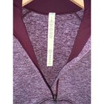 Lululemon Always Alert 1/2 Zip in Heathered Garnet Photo 8