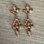 Francesca's Collections White and Pink Dangle Earrings Photo 3