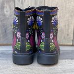 Yes We Vibe Flower Unisex Chelsea Combat … Black Size 11.5 Photo 2