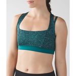 Lululemon Splendour Bra Size 6 Flashback Static Seamist Forage Teal Workout Photo 6