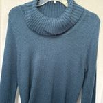 AB Studio  WOMEN SWEATER TEAL SIZE Medium  Cozy Holiday Photo 1