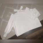 ZARA  sweater knit criss cross neck cutout M ribbed fall casual formal ribbed Photo 1