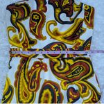 Banana Republic Strapless Paisley Print Dress White Yellow Brown Size 0 Photo 8