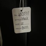 Night Moves Prom Collection Black Ruched Backless Gown Size 12 Photo 9