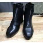 Liz Claiborne Macomb Ankle Boots Women's 6 Black Side Zip Pointed Toe Block Heel Photo 0