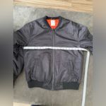 Subdued inner padded Winter Cropped Jacket. Unisex. Black Size L Photo 8