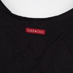 Hard Tail Forever Black Scoop Neck Tank Top Size L Made in USA Photo 3