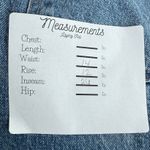 ZARA  Relaxed High Rise Straight Wide Leg Stretch Jeans 6 Medium Blue Wash #4066 Photo 6