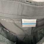 Columbia Women Gray Convertible Cargo Shorts Omni-Shade Sun Protection Pants Photo 8
