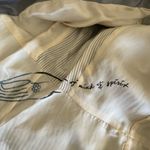 Union Satin Short Sleeve Fitted Blazer Size Small Grey Gray Photo 5