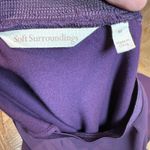 Soft Surroundings  Elegance Tunic Blouse Long Sleeve‎ Purple Plum Size Medium Photo 5