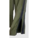 ZARA Trafaluc Relaxed Side Strip Leg Trouser Pants Ankle Zip Up XS Olive Green Photo 4