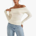 Amazon off the shoulder sweater  Photo 0