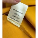 Gracia Golden Yellow Sheath Dress Womens Small Zip Sleeveless Photo 9