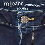 Maurice's Women's Jeans Dark Blue Jeans Size Large 34 x 28 Skinny Jeans Photo 9
