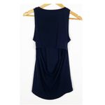 Gap Fit Breathe Open Drape Back Black Tank Top Size XS Photo 1