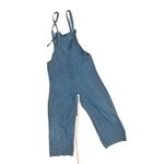 ZARA  chambray Jean soft overalls size small Photo 2