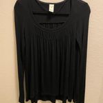 Free People We The Free Black Love Valley Long Sleeve Top Size XS Photo 2