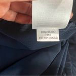 Donna Karan Donna Karen Elegant Navy Blue Drawcord Women's Asymmetrical Midi Skirt Size XL Photo 11