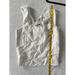 Madewell 100% Linen Cross Back top Size 00 Photo 6