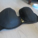 Cacique Lane Bryant boost strapless bra jewelry on front lacey in black size 44DD. Photo 6