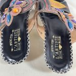 L'artiste Spring Step Cosima Black Multicolor Floral Slide Sandal Women's 36 5.5 Photo 4