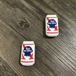 Crocs Pabst Blue Ribbon PBR Beer Charm For  Shoe Charms - 2 Pieces Photo 2