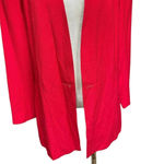 Carolina Herrera  Studio‎ for Saks Vintage Open Red Blazer Jacket Size 14 Photo 2