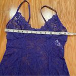 Elegant Purple Lace Chemise Photo 2