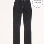 Abercrombie & Fitch NWT Abercrombie Ultra High Rise 90s Slim Straight Jean - Color Black, 27 Photo 1