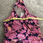 NWT Boden Levanzo Halter Tankini Top and Fold Bikini Bottom SET in Paisley Sz 10 Blue Photo 9