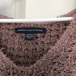 American Eagle Mauve Hooded Sweater Photo 2