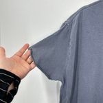 We The Free  Gray Washed Cotton Crew Neck Short Sleeve T Shirt Size Small Photo 3