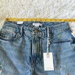 Good American New  Good Classic Skinnyish fit distressed jeans size 0/25 Photo 2