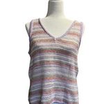 Cloud Chaser  Crochet V-Neck Tank Top in Sz Large Photo 0