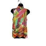 SPENSE, women’s Multicolored Top, Size Petite Medium, Sleeveless, Plunging neckline Photo 1