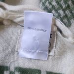 LA Hearts Boho Green Ivory Poncho with Fringe Photo 9