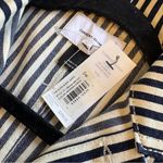 Current/Elliott  The Sleeveless Jumpsuit Mini Dress Striped Utility Cargo Pocket Photo 12